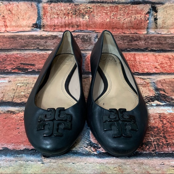Tory Burch Lowell Black Flats - Picture 4 of 9